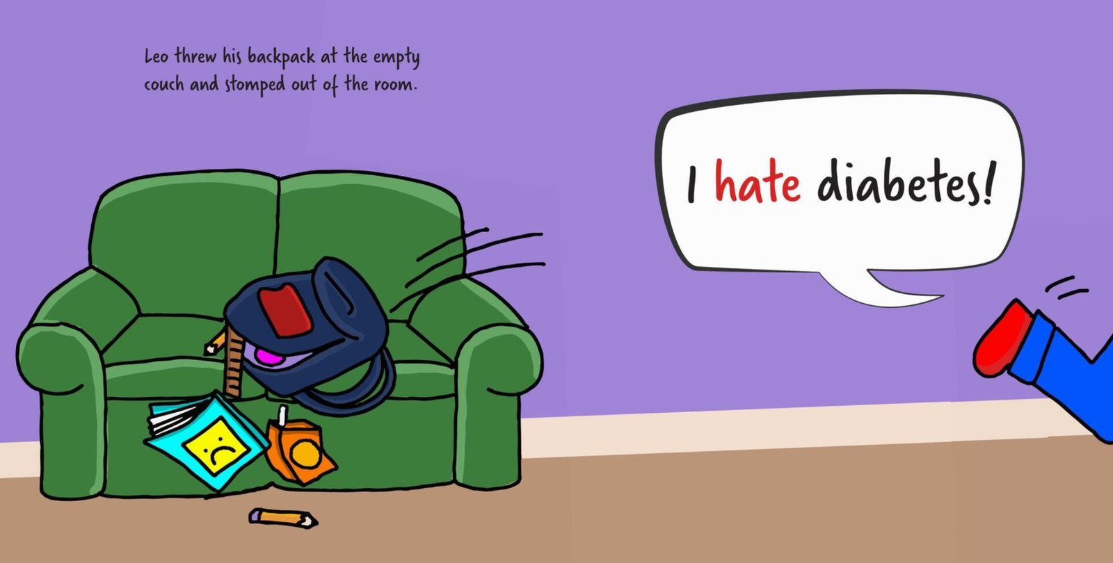 Leo reacts emotionally